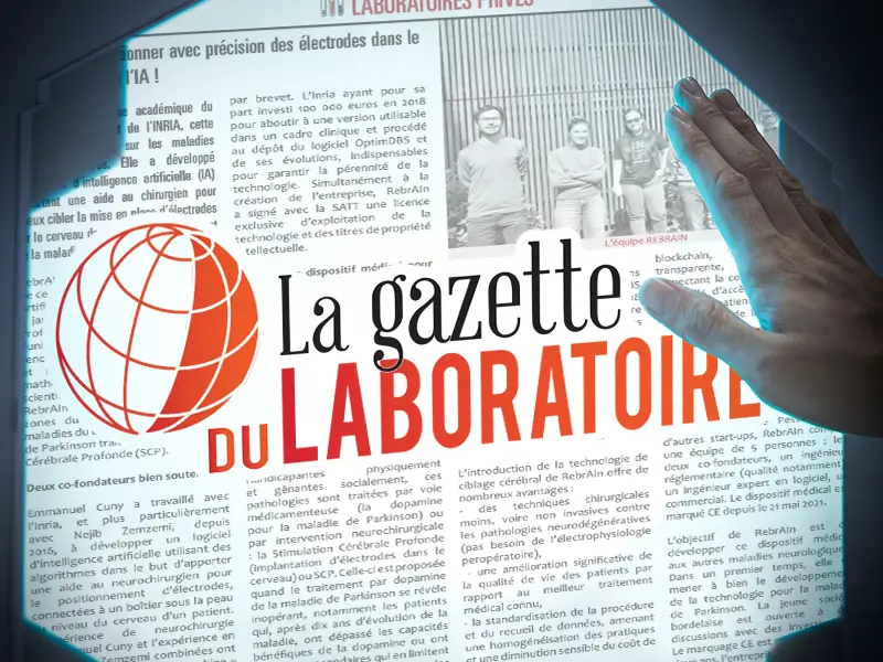 “La Gazette du Laboratoire” Features RebrAIn’s Breakthrough in Deep Brain Stimulation